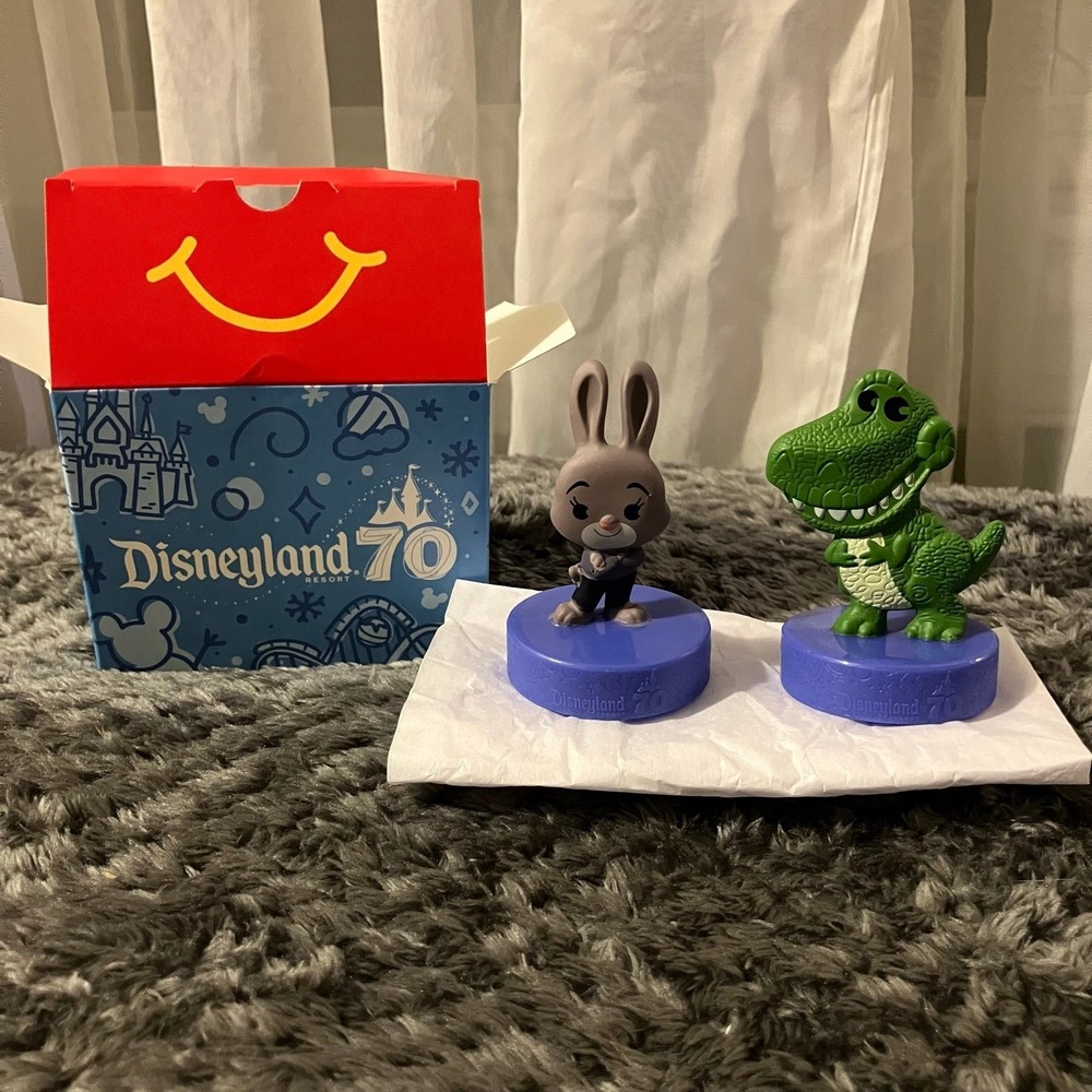 New! Disneyland 70th Anniversary McDonald's Happy Meal Toys 2025 #34 REX & JUDY‎